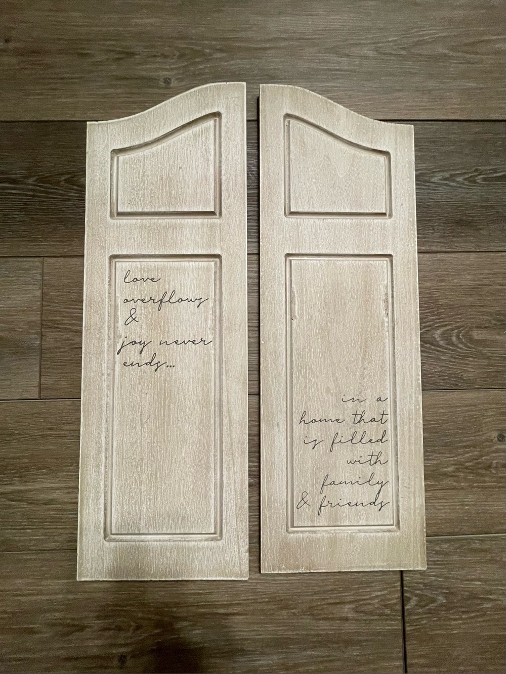 Hobby Lobby: Neutral Beige Rustic Wall Panels - Inspirational Pair